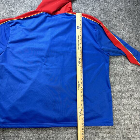 Nascar Women's Track Jacket 24 26 Blue Red Embroidered Drawstring Racing Stripe - Picture 14 of 15